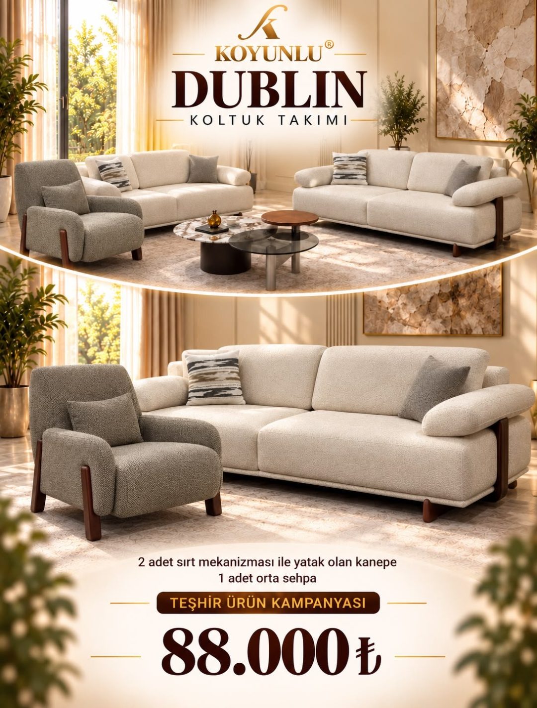 Dublin Koltuk Takımı Kampanyası